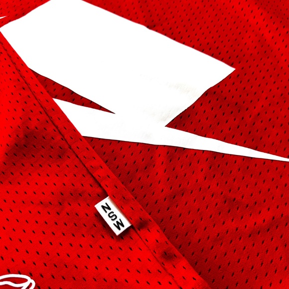 Nike Sportswear Blocked Logo Short Sleeve Jersey Men’s Size L Red NSW 928627-634 - Picture 3 of 12